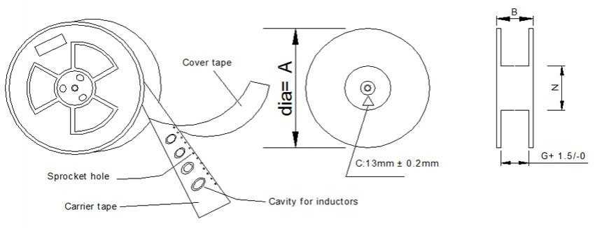 SMD 3.0mm 4.0mm 5.2mm 7mm Power Inductor