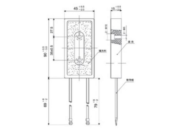 R27 Ceramic Encased Wire Wound Resistor Property