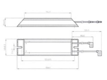 Aluminum Shell Wire Wound Resistor(Side Slot)