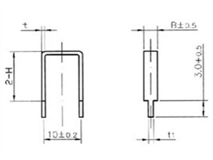 Flat Type Milliohm Resistor